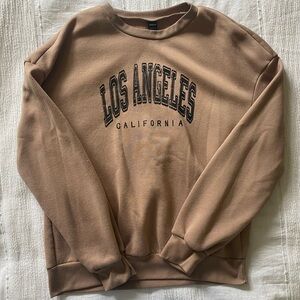 Graphic Brown Sweatshirt (S) - Shein - Chill Vibes!